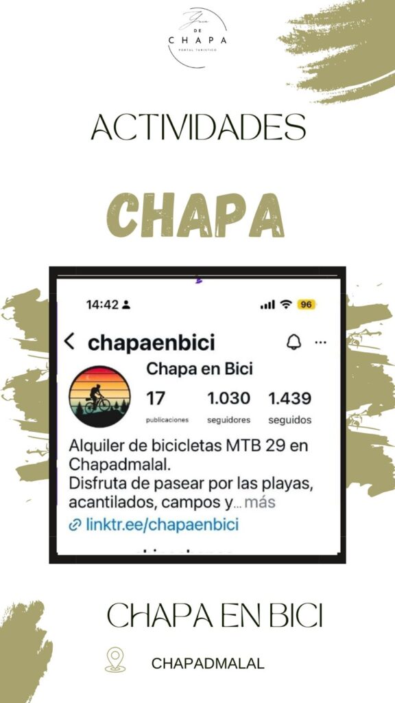 Chapa en bici