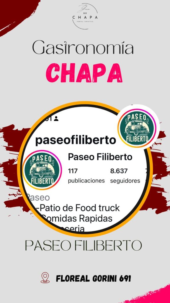 Paseo Filiberto Comidas