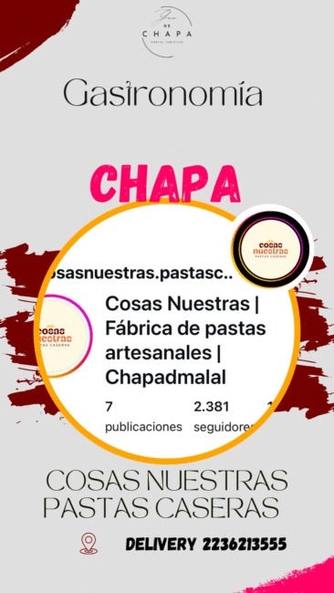 Cosas Nuestras Pastas caseras