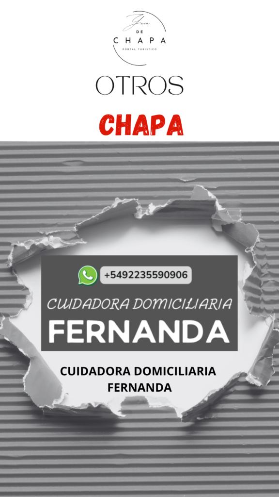 Cuidadora Domiciliaria Fernanda